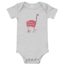 Flamingosaurus Baby short sleeve one piece - Partner-2-Play