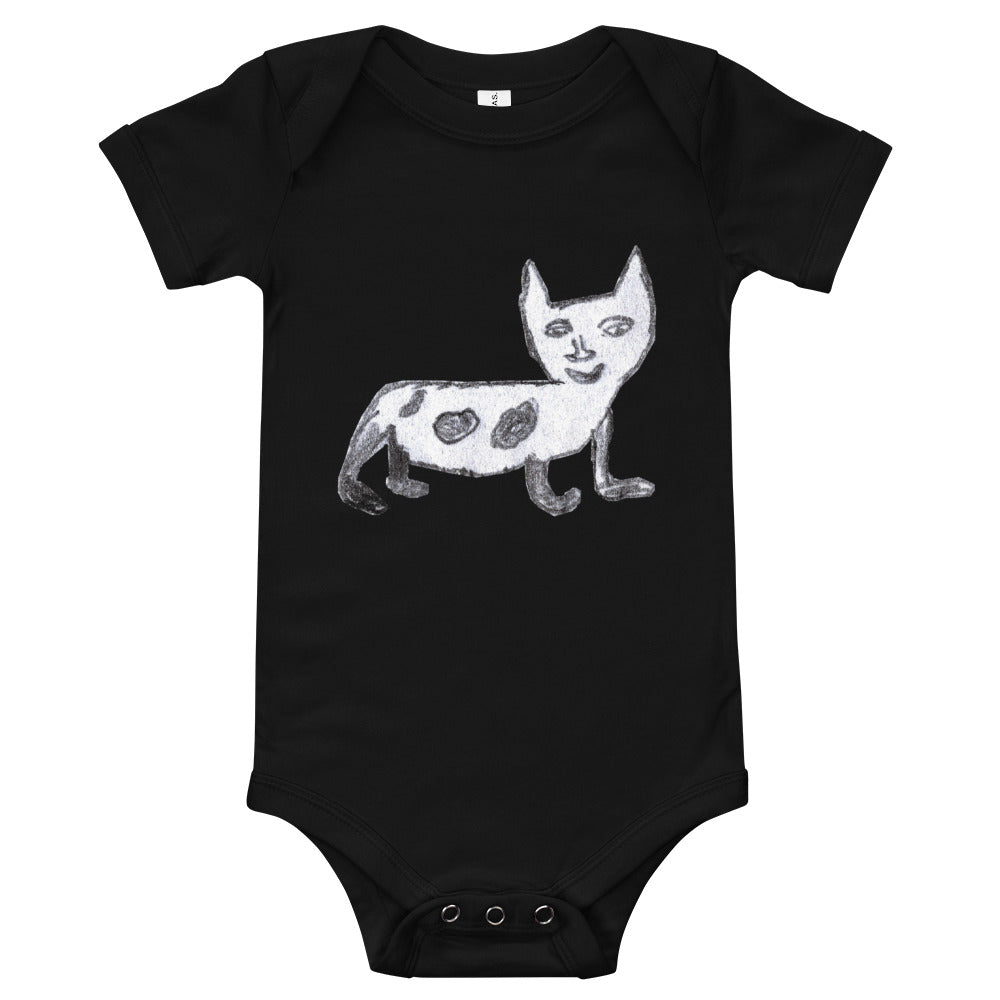 Happy Meow Baby short sleeve one piece - Partner-2-Play