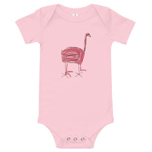 Flamingosaurus Baby short sleeve one piece - Partner-2-Play