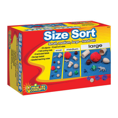 Primary Concept Size Sort - Partner-2-Play