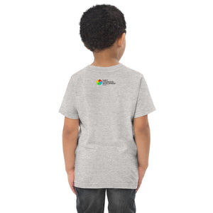 Who? Toddler jersey t-shirt - Partner-2-Play
