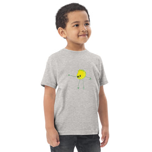 Who? Toddler jersey t-shirt - Partner-2-Play