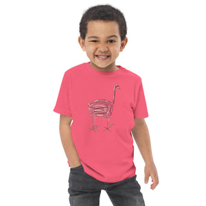 Flamingosaurus Toddler jersey t-shirt - Partner-2-Play