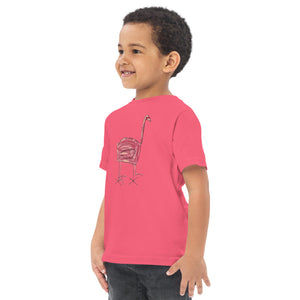 Flamingosaurus Toddler jersey t-shirt - Partner-2-Play